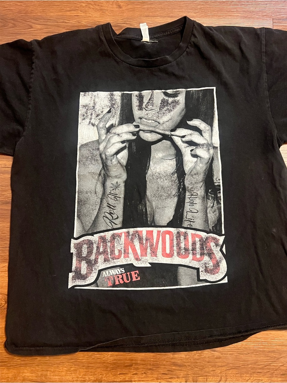 Backwoods graphic T-shirt Pro club heavy weight T-shirt size XL - Picture 3 of 8